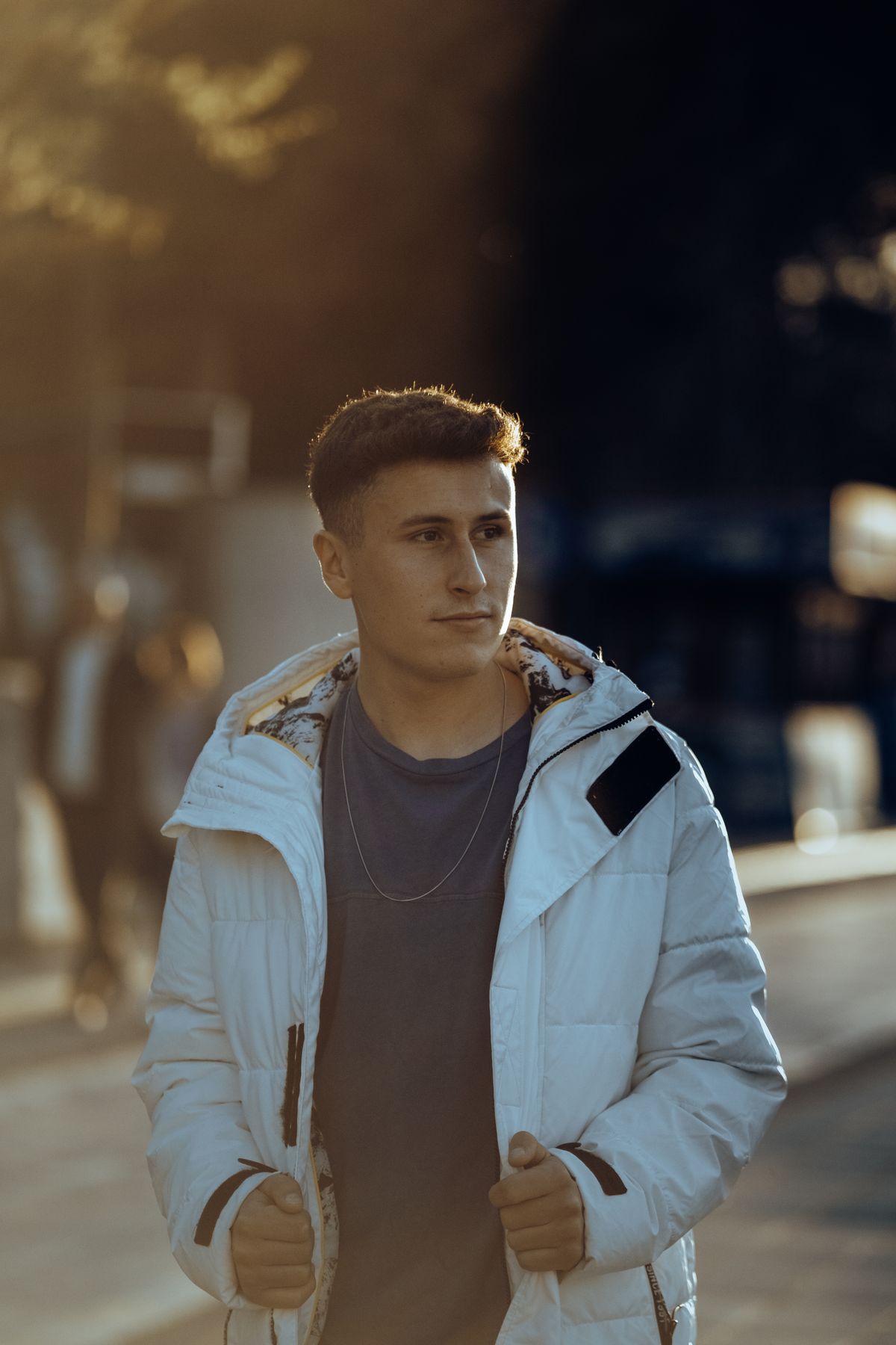 Portrait of a designer outdoors